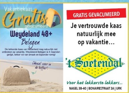 Een Urker is gewend aan brood van de bakkerij en vlees van de slager. Deze vaste benodigdheden kunnen niet missen op vakantie. Wat neem jij standaard mee op vakantie aan etenswaren vanaf de bult?